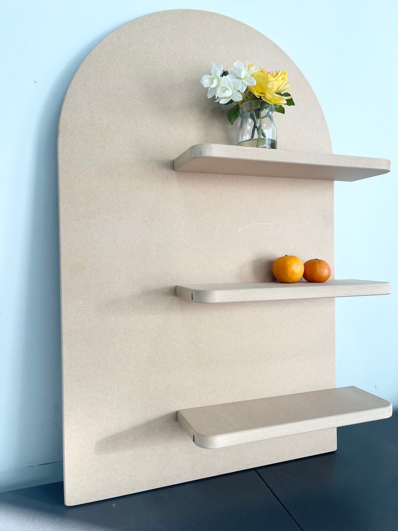 Tabletop Shelving Unit Displays Set of 2 Wood MDF Paint Etsy