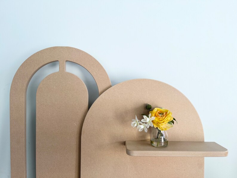 Tabletop Shelving Unit Displays Set of 2 Wood MDF Paint Etsy