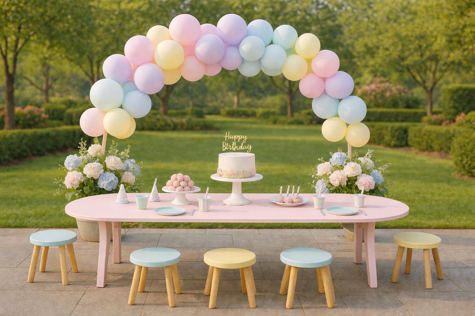Handcrafted Wooden Oval Kids Birthday Party Table | Montessori ...