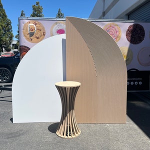 Custom made Arch Backdrop Set -  Wedding Arch, Ripple Arch Wall - Beaded Arch Set Event Backdrops, Weddings, Party walls, wood Photo walls