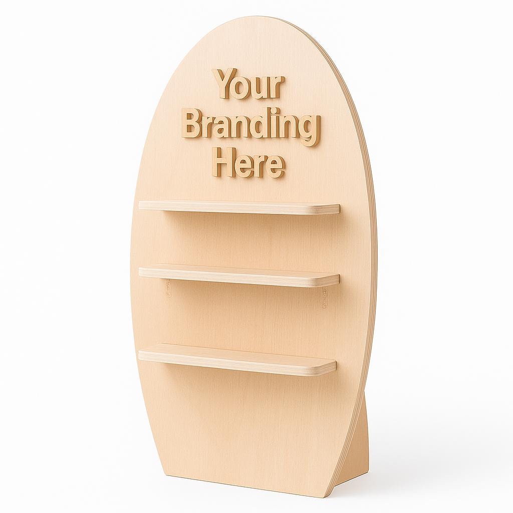 Wooden Arch Folding Backdrop Wall With Removable Display Shelves ...