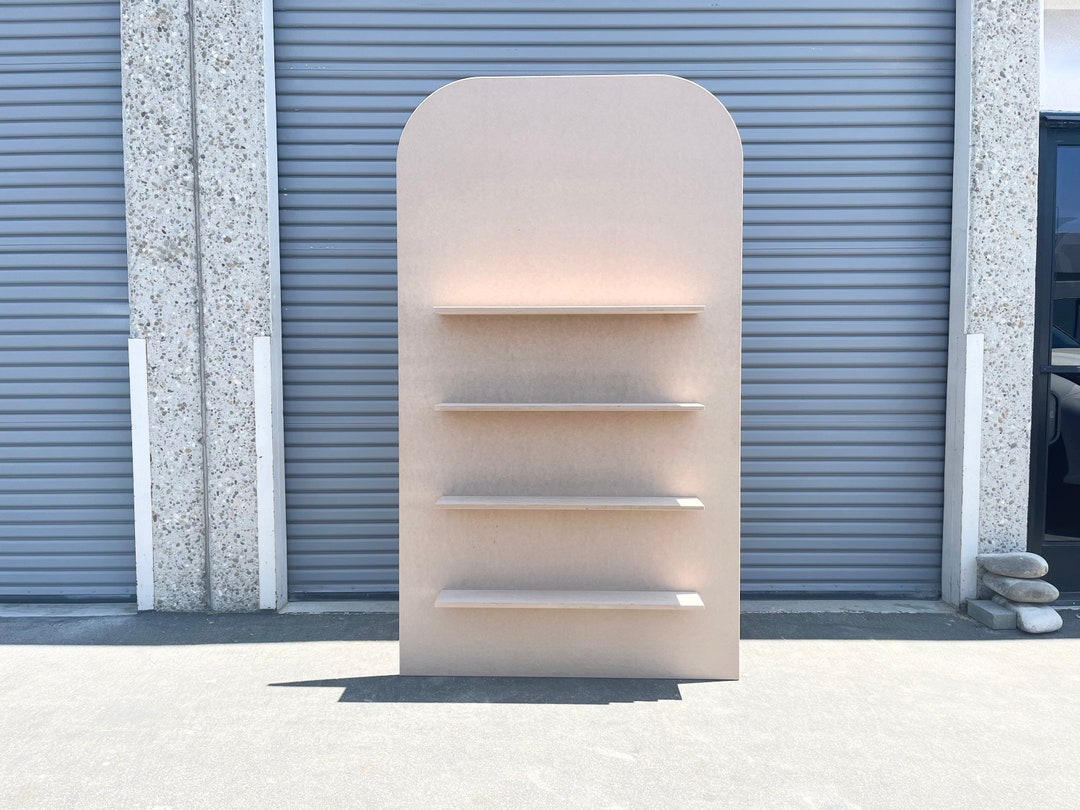 Party Backdrop With Removable Shelves MDF Wood Paintable - Etsy