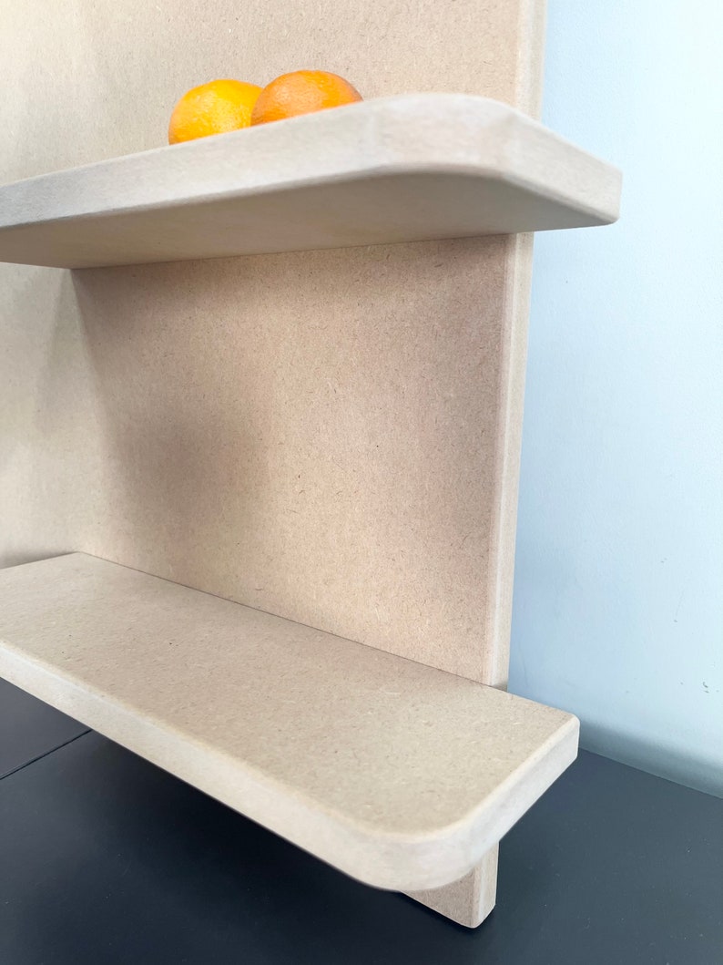 Tabletop Shelving Unit Displays Set of 2 Wood MDF Paint Etsy