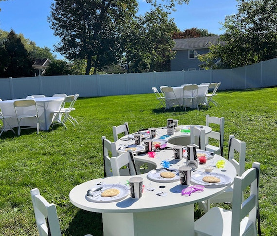 Round party tables discount