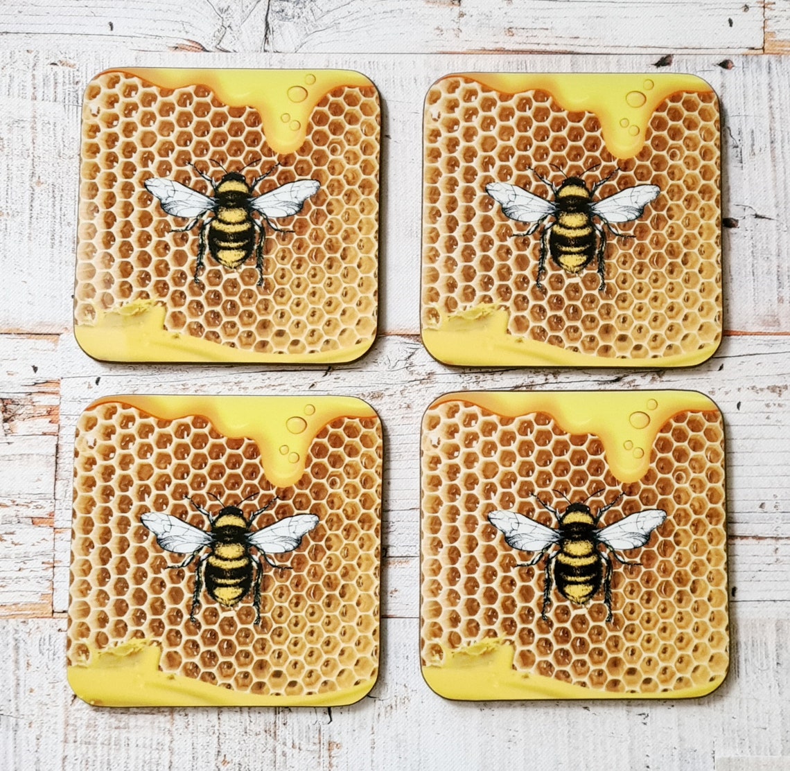Bee Coasters | Coaster | Birthday Gifts | Dinnerware Sets | Table ...