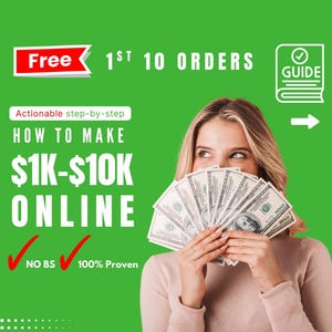 Actionable step-by-step guide To Make Money Today | No BS | eBook | Digital Download | Make Money Online | Make Money in 2025 |