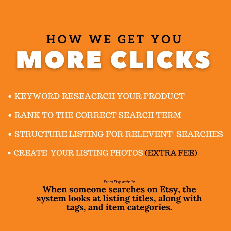 Etsy Listing Rank Service Sell on Etsy Increase Views Etsy