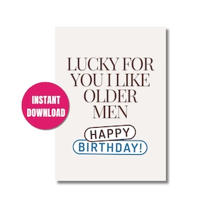 Carte de joyeux anniversaire amusante pour lui | Carte d&#39;anniversaire de mari et cadeau pour petit ami de mari