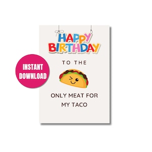 Carte de joyeux anniversaire amusante pour lui | Carte d&#39;anniversaire de mari et cadeau pour petit ami de mari