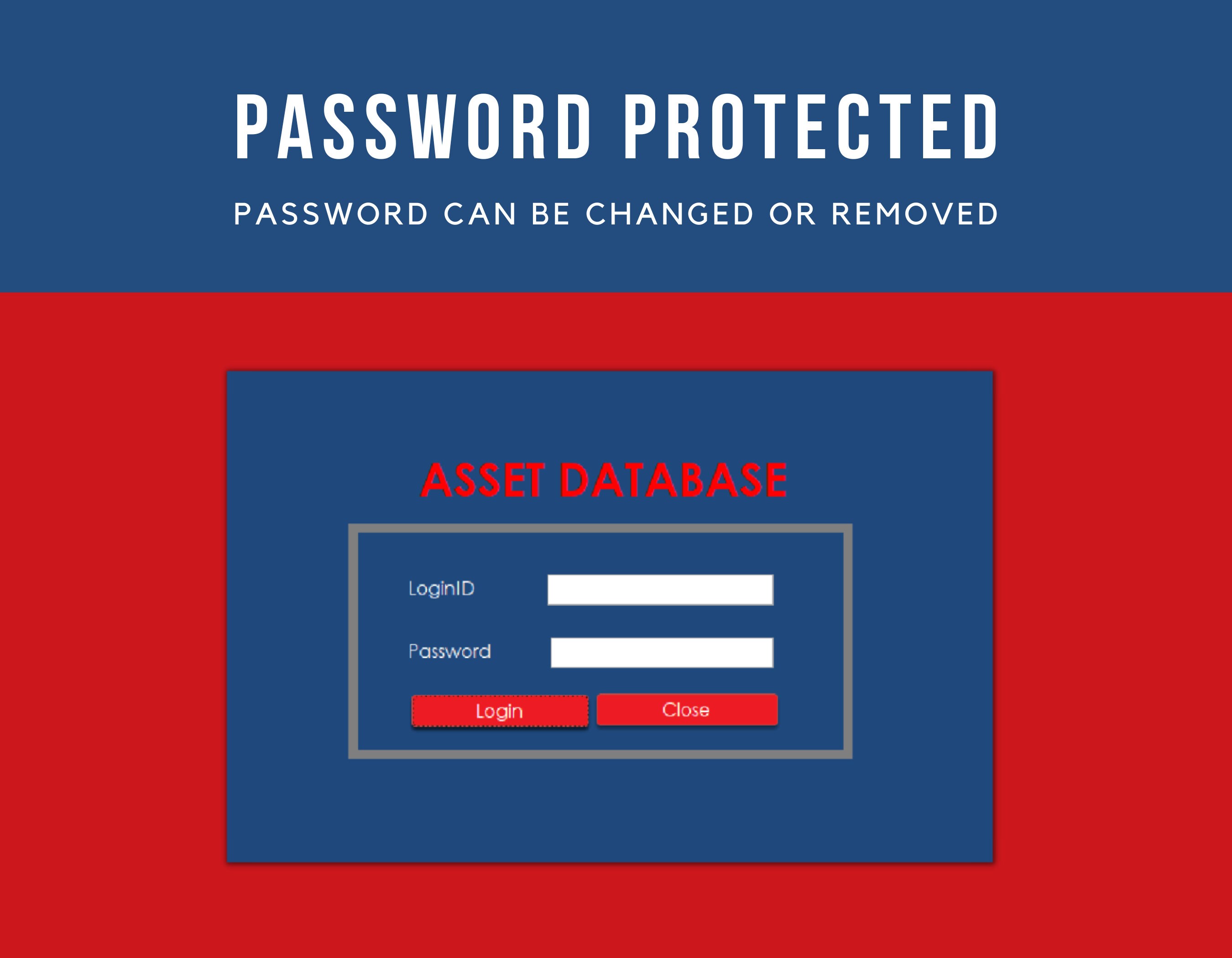 Track My Assets Database Template for Assets, Computers | Including