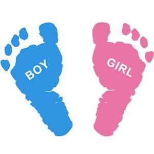 Baby Feet Instant Digital Download, Baby Feet in Resizable 3 Cute Colors Svg, png, pdf, jpeg