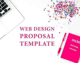 Plantilla de propuesta de diseño web: Contrato de precios y servicios (documento de Word)