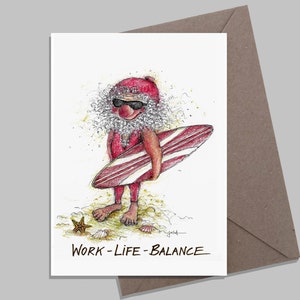 Work-Life-Balance | Weihnachtskarte A6
