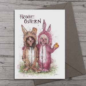 Osterkarte | Ostergrüße | Osterbunnys | Frohe Ostern