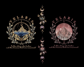 Velaris City Of Starlight Png, Acotar Velaris Png, The Night Court Png, SJM Merch, Fourth Wing, Court of Dreams Png, Booklover, Fantasy Book