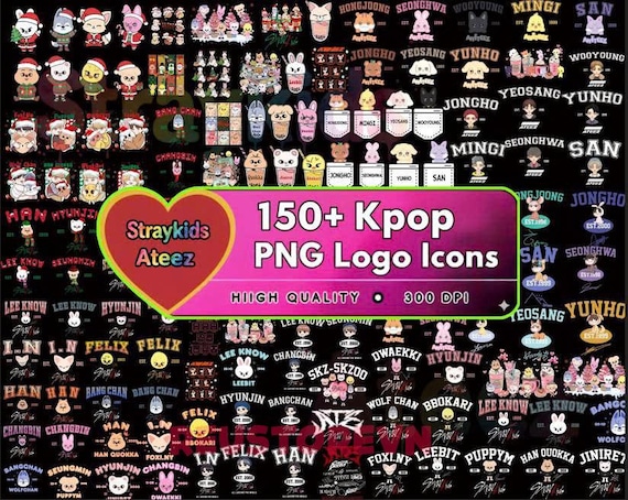 Kpop PNG Bundle, Stray Kids Member Png, Ateez Members Aniteez Png, Cute Stray Kids Png, Kpop Characters, Kpop World Tour, Ateez World Tour