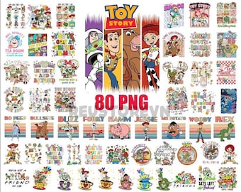 80+ Toy Story PNG-Bundle, Disney Toy Story Png, Toy Story Geburtstag Png, Toy Story Land Png, Neue Mutter Buzz Lightjahre Png, Zeichentrickfigur