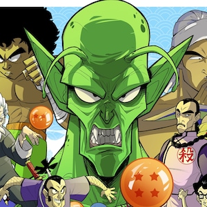 POSTER VILLAINS ANIME-Dragon, Poster decoration room home original gifts teenagers otakus manga anime japanese series, Ball, japan art, Goku