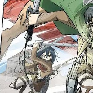 POSTER TITAN-fan art titan anime wall art stampa artistica premium decorazione murale manga regali per adolescenti erenn levii mikkasa arte giapponese poster giapponese A5 immagine 3