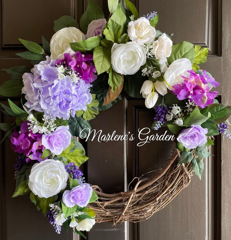 Purple Flower Wreaths