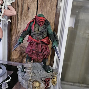 Figura TMNT di Raffaello dipinta a mano - Teenage Mutant Ninja Turtles