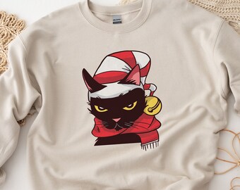 Angry Cat Sweater - Etsy
