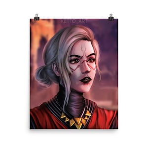 Nightsister Merrin Poster Art Print - Star Wars Jedi Fallen Order / Jedi Survivor