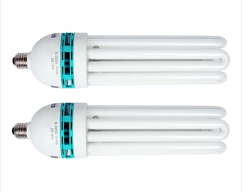 2 Pack - 120W Daylight Compact Fluorescent Bulb - 5500K Daylight 120V 7500 Lumens - for Photography, Photo, Studio, Home, Outdoor Lighting