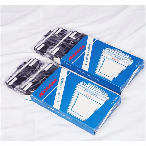 4 Pack - 4x5 Cut Film Holder, 8 Metal Dark Slides- Individually