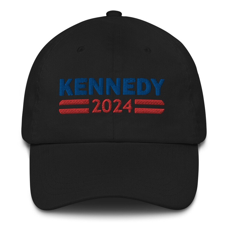 Kennedy 2024 Hat embroidered Dad Cap, RFK JR for President 2024 Merch