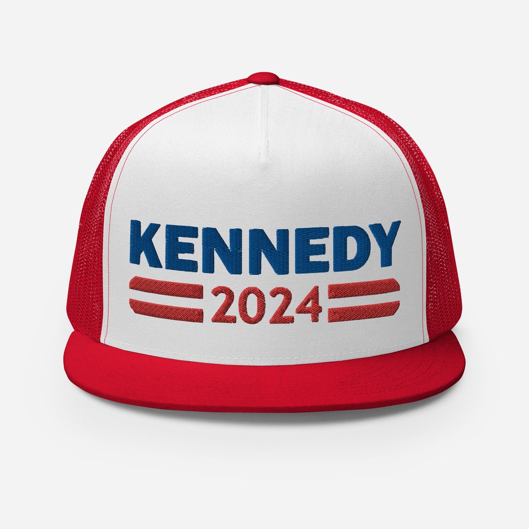 Kennedy 2024 Hat embroidered Trucker Cap RFK JR for Etsy