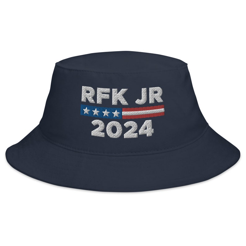Rfk Jr Hat embroidered Bucket Cap RFK JR for President 2024 Merch, RFK