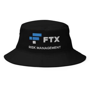 FTX Risk Management Hat (Embroidered Bucket Cap) Funny FTX Crypto Parody