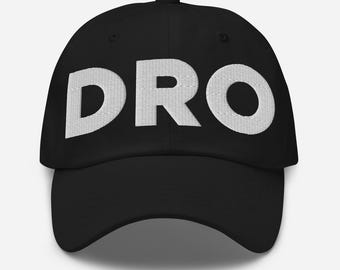DRO Durango Airport Hat (gestickte Dad-Cap), die zu DRO Durango Air Port Pilot fliegt
