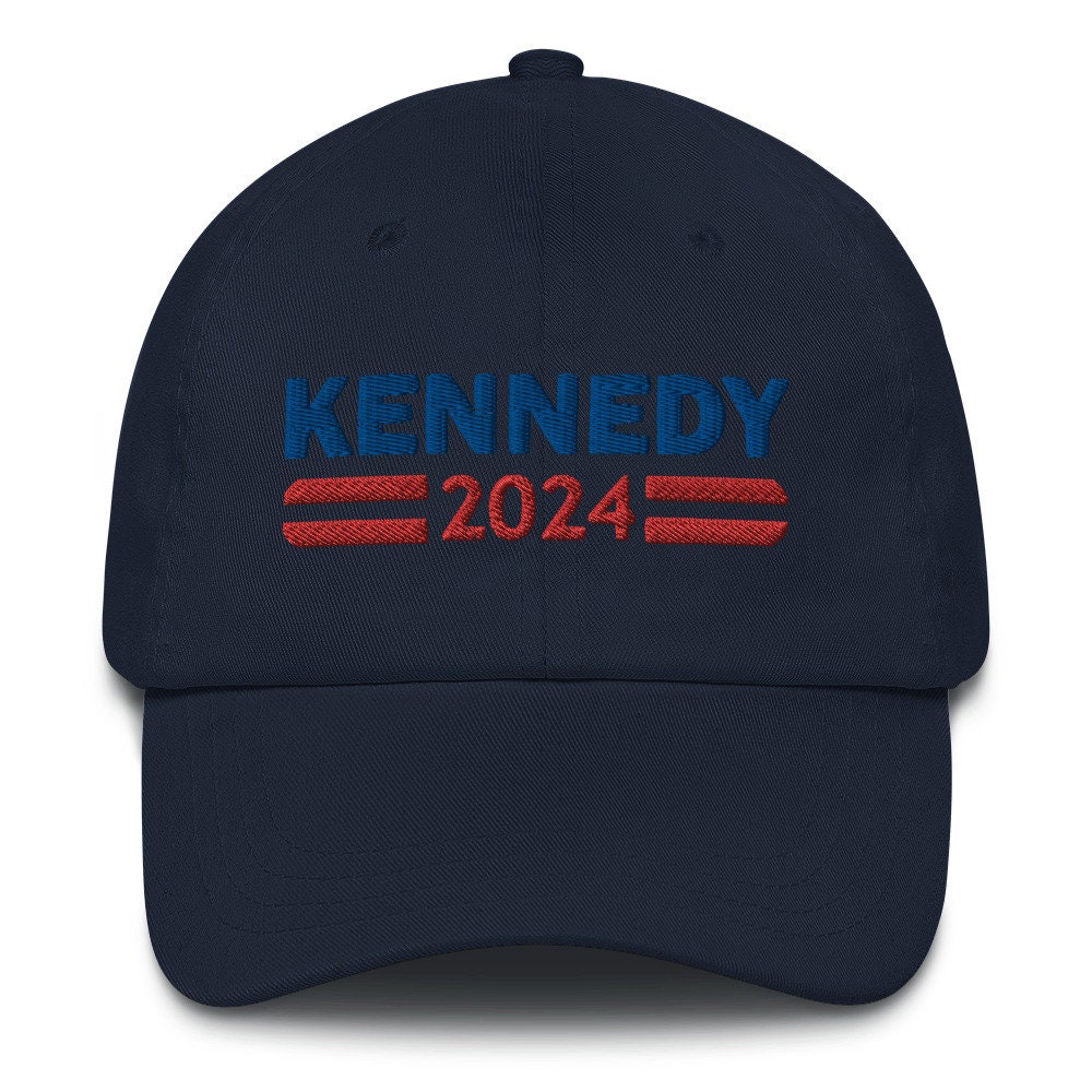 Kennedy 2024 Hat embroidered Dad Cap, RFK JR for President 2024 Merch