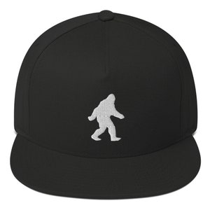 Sasquatch Snapback Cap, Sasquatch Embroidered Hat, Sasquatch Belivers Hat, Sasquatch Lovers Hat , Bigfoot hunter, Big Foot Conspiracy Theory