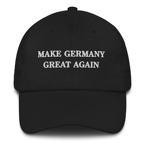 Germany Dad Cap, Germany Embroidered Hat, Make Germany Great Again, Maga Parody Hat