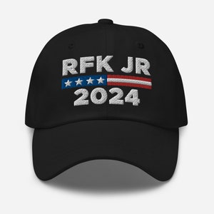 Rfk Jr 2024 Hat (Embroidered Dad Cap)