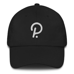 Polkadot Hat, Polkadot Embroidered Dad Cap, Polkadot Crypto Gift