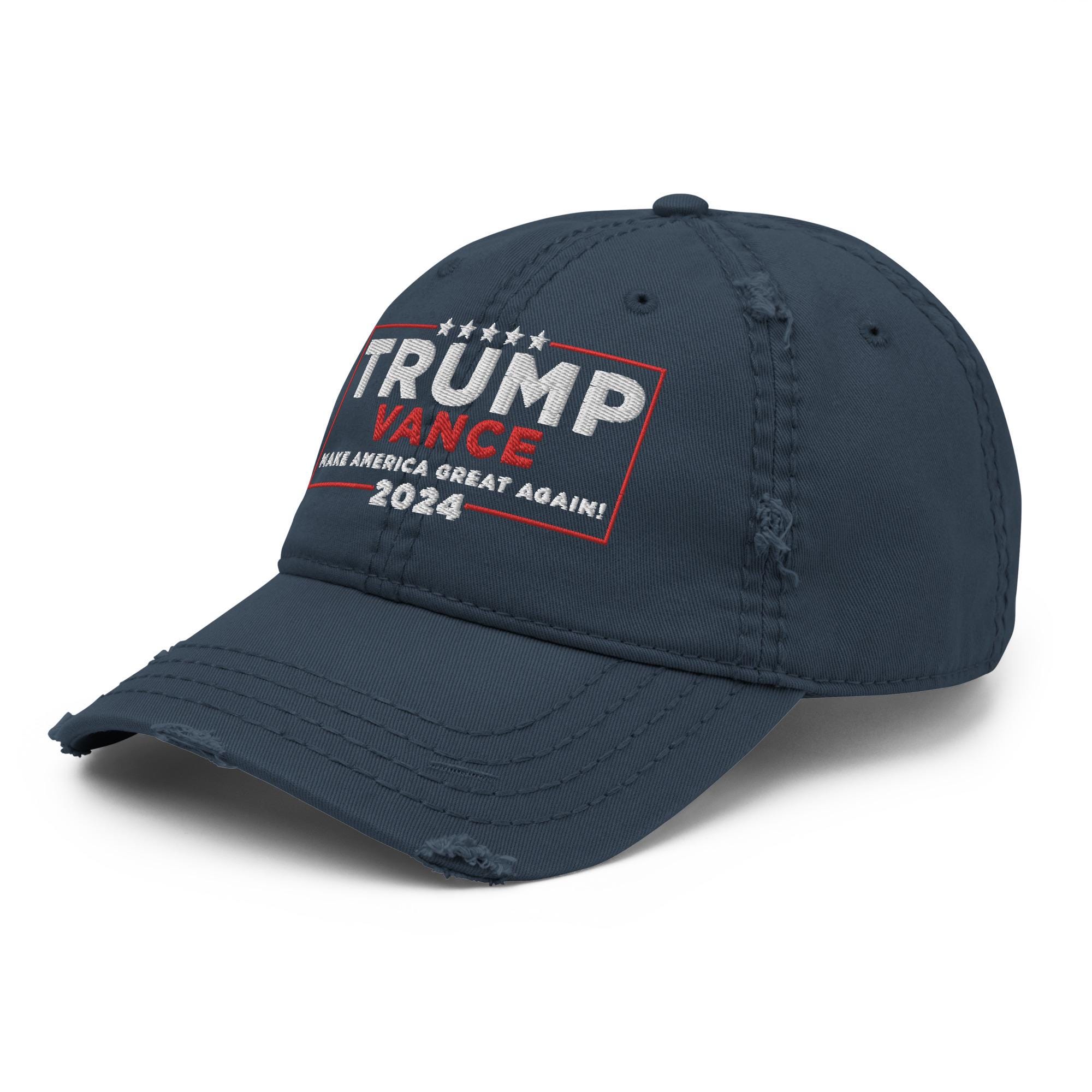 Trump Hat Make America Great Again - Cappello MAGA con bandiera americana - Cappello da baseball Donald Trump 2024 - Disponibile in 6 colori, Maga Rosso, taglia unica