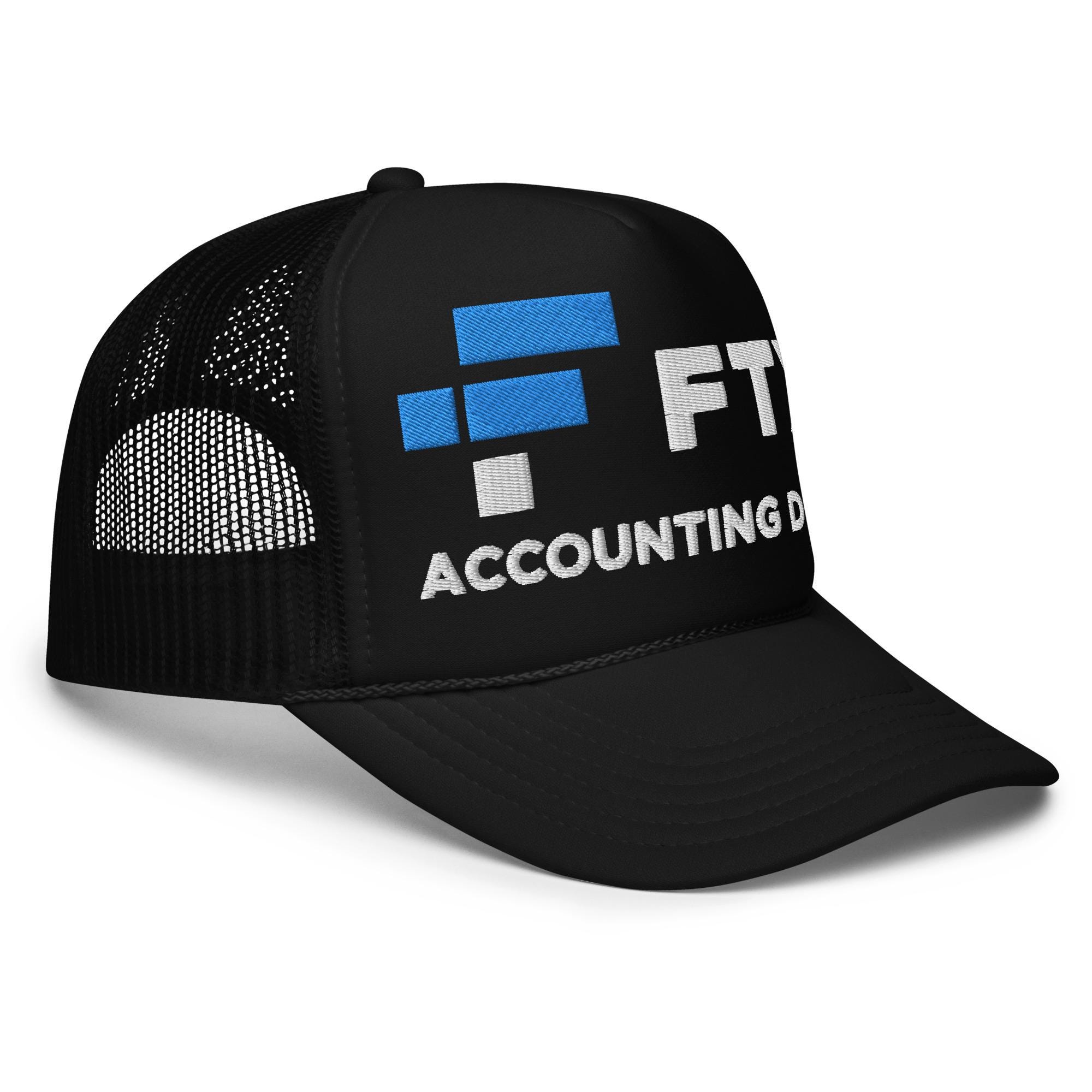 FTX Accounting Department Hat (embroidered Foam Trucker Cap) Funny FTX ...