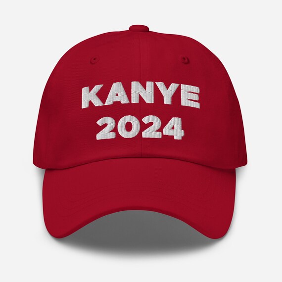Kanye 2024 Hat Embroiderer Dad Cap Kanye for President 2024 Etsy