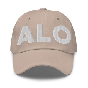ALO Waterloo Airport Hat (Embroidered Dad Cap) Flying to ALO Waterloo Air Port Merchandise, From ALO Waterloo Travel Lover Stone