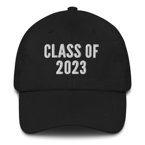 Gorra de papá de la clase de 2023, gorra bordada de la clase de 2023, gorra para graduados de 2023, regalo para estudiantes graduados de la clase de 2023, gorra de graduación