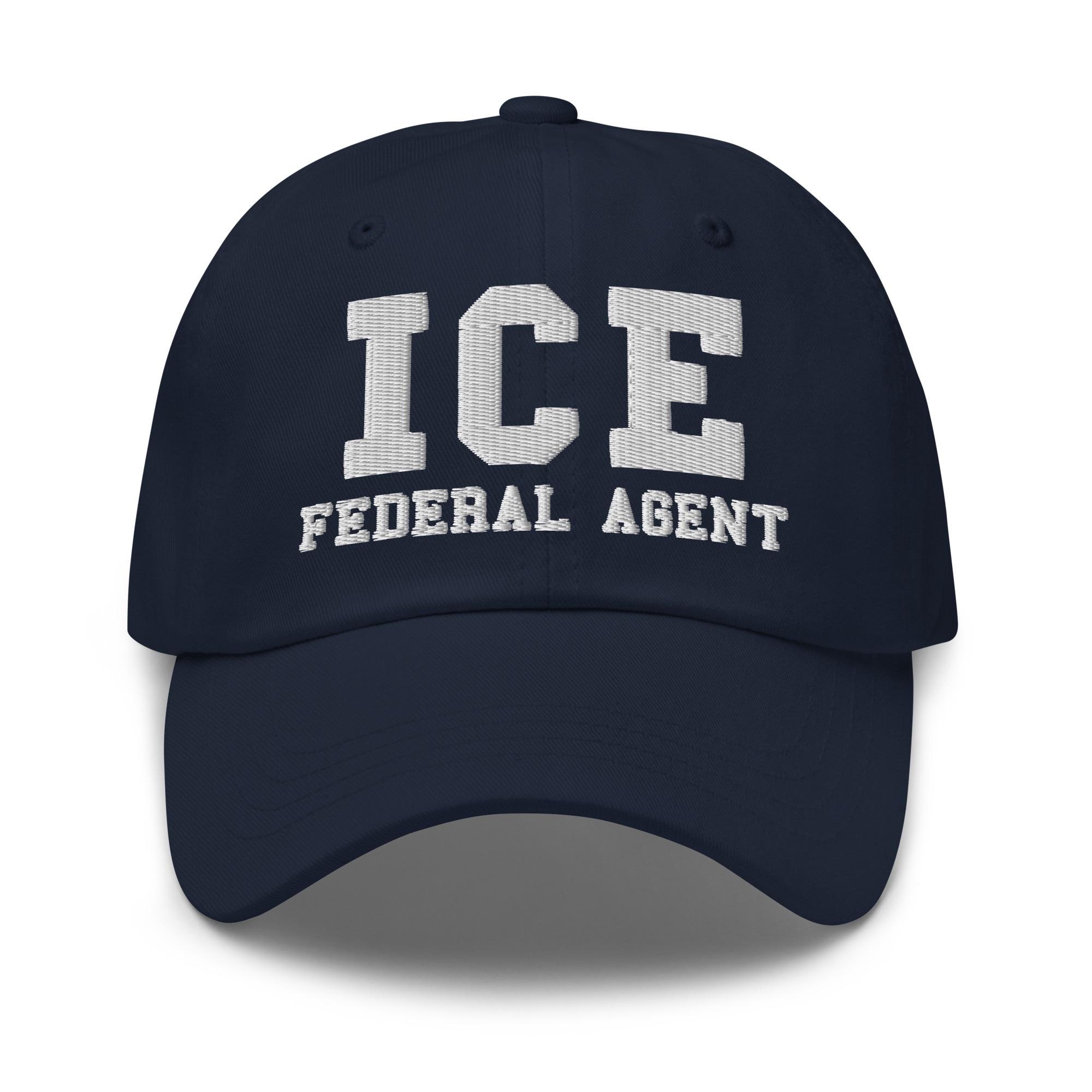 Discover Ice Federal Agent Hat (Embroidered Dad Cap)