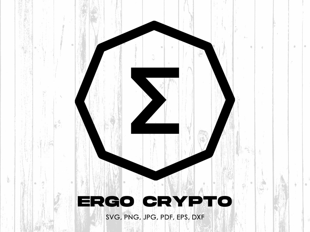 Ergo Crypto Logo File Svg Png Pdf Jpg Eps Dxf Instant Etsy