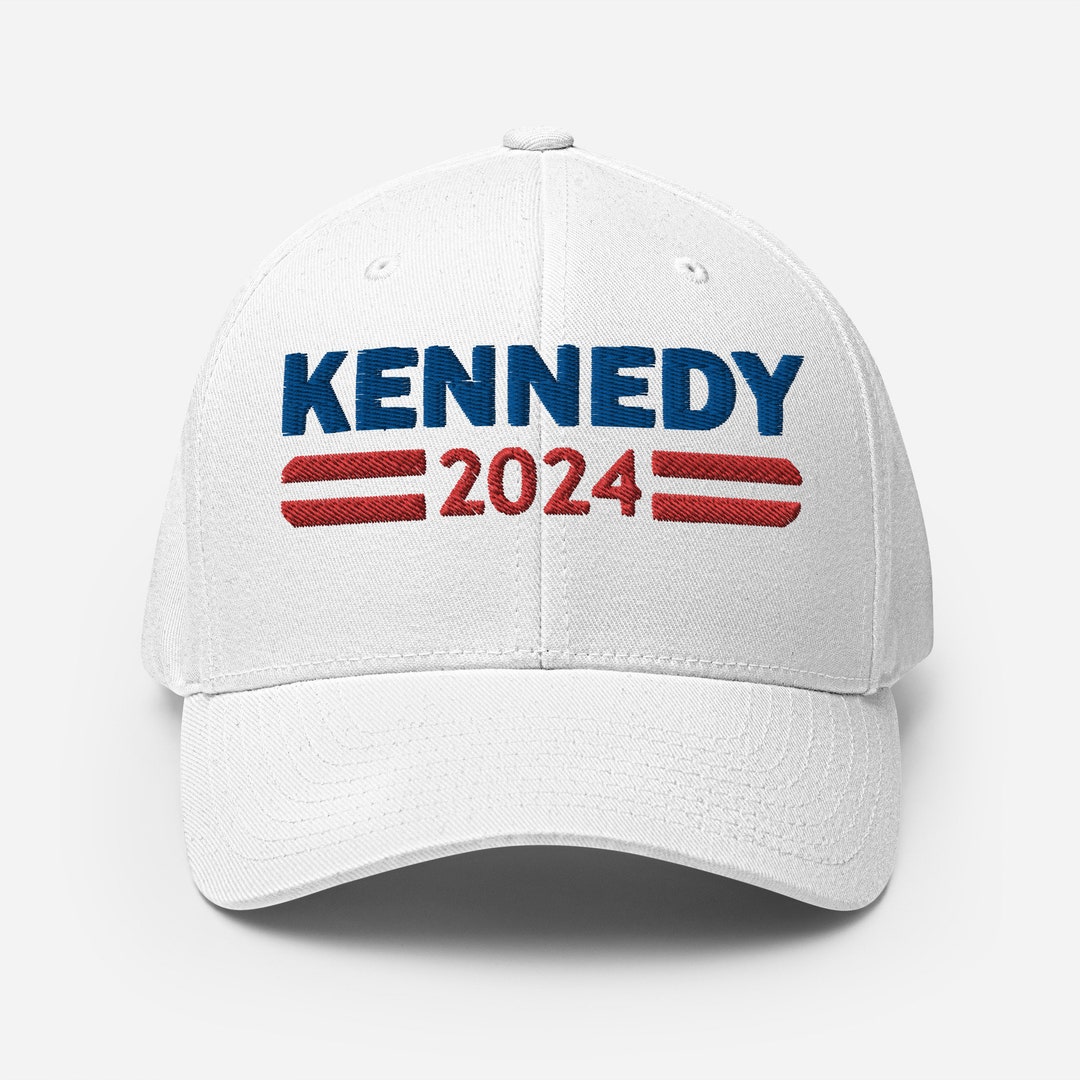 Kennedy 2024 Hat embroidered Flexfit Cap, RFK JR for President 2024