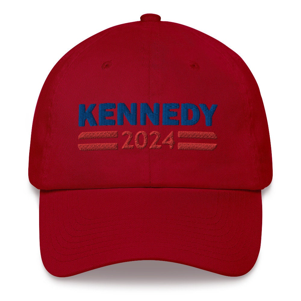 Kennedy 2024 Hat embroidered Dad Cap, RFK JR for President 2024 Merch