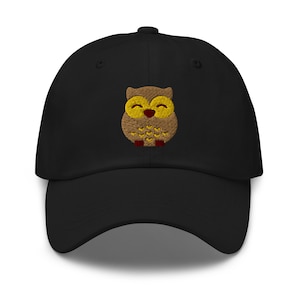 Kawaii Owl Hat (Embroidered Dad Cap) Cute Halloween Hats