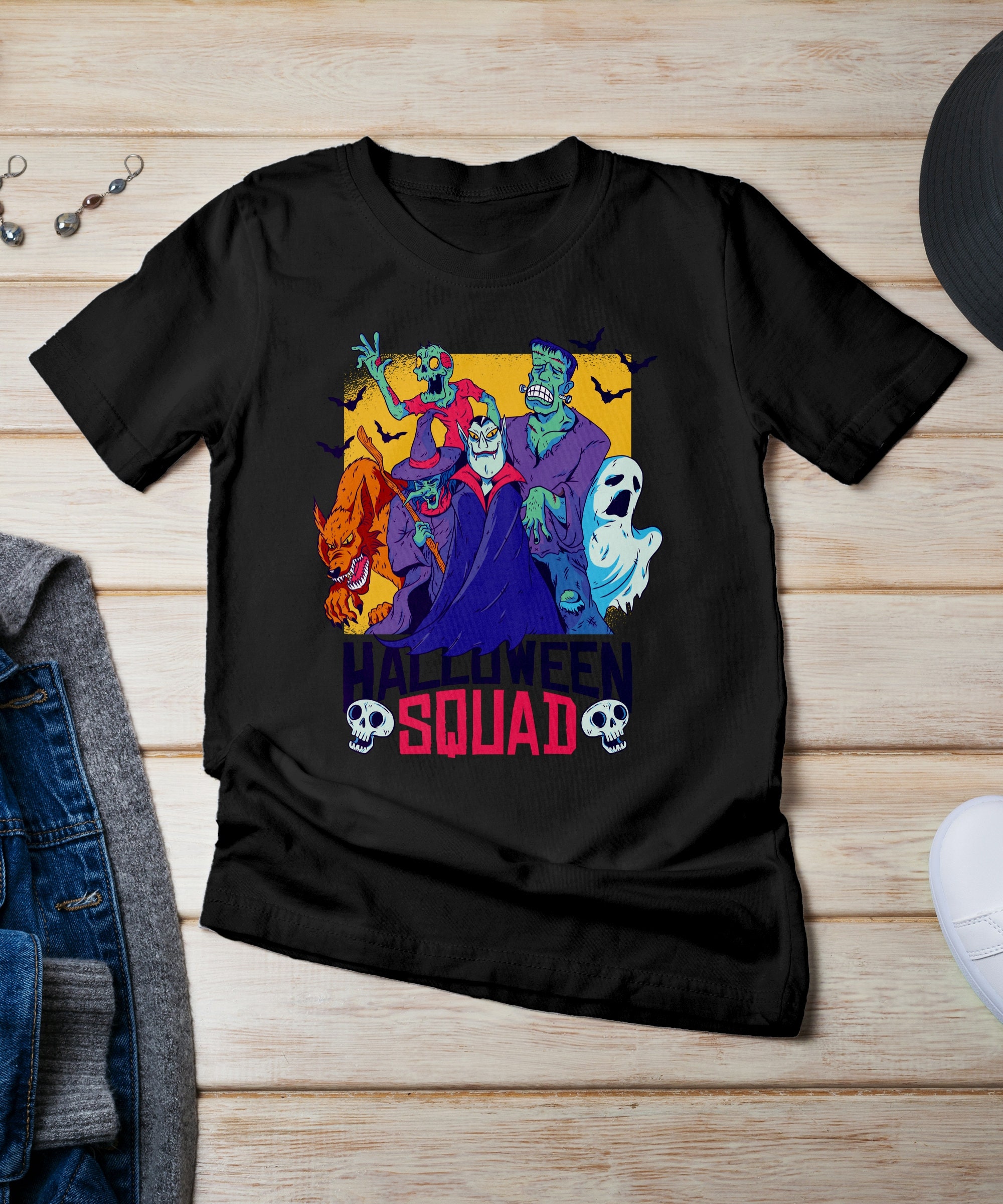 Discover Halloween Squad T-Shirt, Halloween Squad Gift Tee Shirt